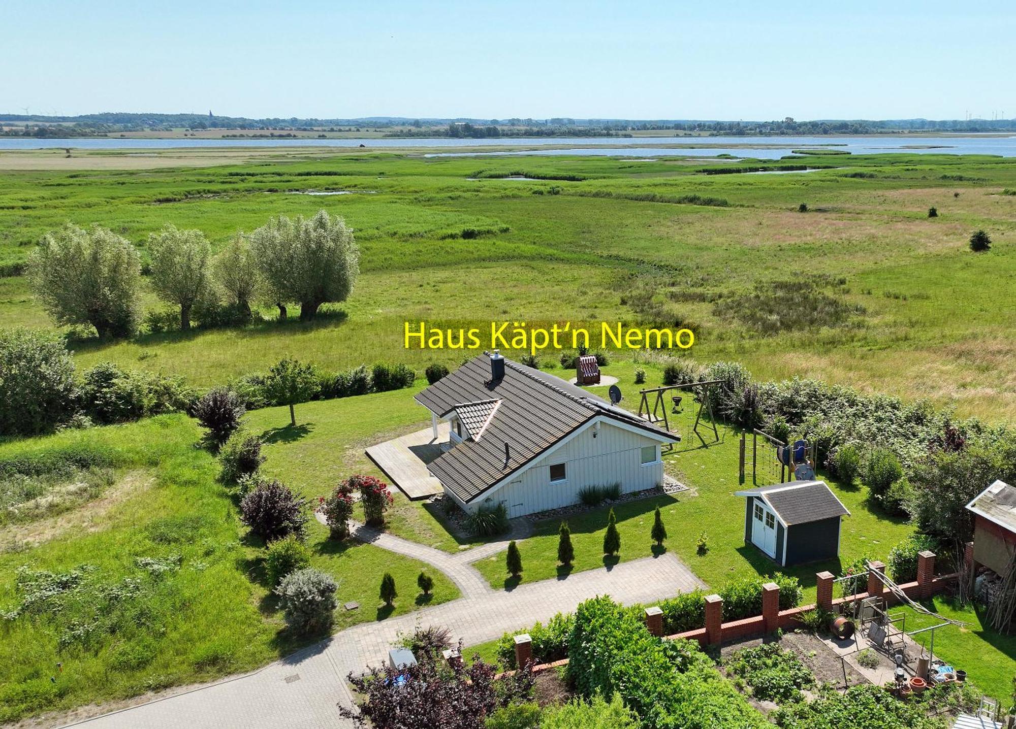 Daenische Ferienhaeuser Am Salzhaff Haus Kaept'N Nemo Insel Poel Exterior foto